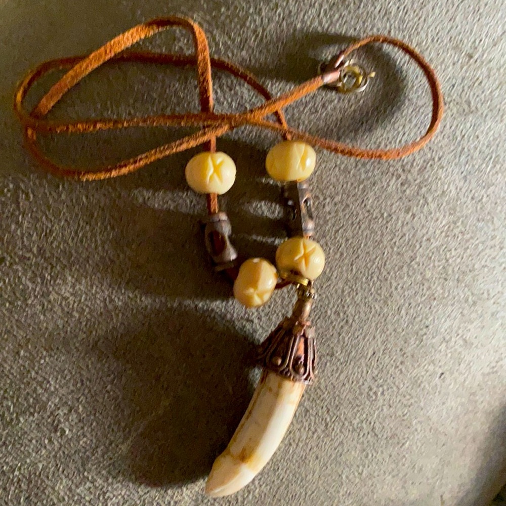 Coconut shell necklace